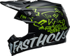 Bell Moto-9S Flex Fasthouse MC Core,  motocross helmet,  color: Matt Black/White/Yellow,  size: M