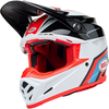 Bell Moto-9S Flex Merchant,  motocross helmet,  color: White/Black/Red,  size: XL