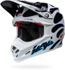 Bell Moto-9S Flex Slayco 24,  cross helmet,  color: White/Black/Blue,  size: L