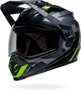 Bell MX-9 Adventure MIPS Alpine Camo,  adventure helmet,  color: Black/Grey/Neon-Yellow,  size: L