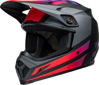 Bell MX-9 MIPS Alter Ego,  motocross helmet,  color: Matt Black/Grey/Red/Purple,  size: XL