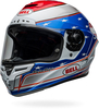Bell Race Star DLX Flex Beaubier 24,  full face helmet,  color: White/Red/Blue,  size: S