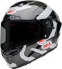 Bell Race Star DLX Hello Cousteau Equidae,  full face helmet,  color: Black/White,  size: XL
