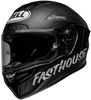 Bell Race Star Flex DLX Fasthouse Street Punk,  integral helmet,  color: Black/Grey,  size: XL