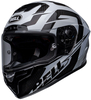 Bell Race Star Flex DLX Labyrinth,  integral helmet,  color: Black/White,  size: M