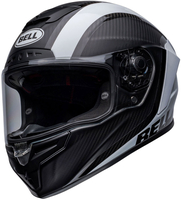 Bell Race Star Flex DLX Tantrum 2,  full face helmet,  color: Black/White,  size: M