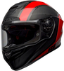 Bell Race Star Flex DLX Tantrum 2,  integral helmet,  color: Black/Red,  size: M