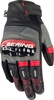 Bering Axel,  gloves perforated women,  color: Black/Grey/Red,  size: 9