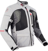 Bering Bakundu,  textile jacket waterproof,  color: Light Grey/Black/Red,  size: XXL