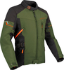 Bering Cobalt,  textile jacket waterproof,  color: Dark Green/Black/Orange,  size: 4XL