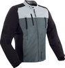 Bering Crosser,  textile jacket waterproof,  color: Grey/Black/Light Grey,  size: M