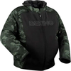 Bering Davis Camo King-Size,  textile jacket waterproof,  color: Black/Dark Green,  size: Belly XL