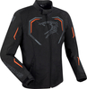 Bering Dundy,  textile jacket waterproof,  color: Black/Orange,  size: 4XL