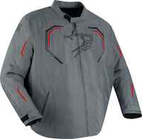 Bering Dundy,  textile jacket waterproof,  color: Grey/Black/Red,  size: Belly 4XL