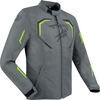 Bering Dundy,  textile jacket waterproof,  color: Grey/Neon-Yellow,  size: 4XL