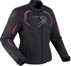 Bering Dundy,  textile jacket waterproof women,  color: Black/Pink,  size: T3