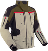 Bering Freeway,  textile jacket waterproof,  color: Beige/Olive/Black,  size: 3XL