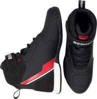 Bering Jag,  shoes waterproof,  color: Black/White/Red,  size: 43 EU