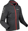 Bering Profil,  textile jacket,  color: Black/Red,  size: XL
