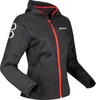 Bering Profil,  textile jacket women,  color: Black/Red,  size: T5
