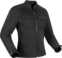 Bering Rafal,  textile jacket waterproof women,  color: Black,  size: T1