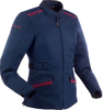 Bering Shine,  textile jacket waterproof women,  color: Dark Blue/Dark Red,  size: T5
