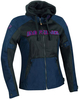Bering Spirit,  textile jacket women,  color: Black/Blue,  size: T1