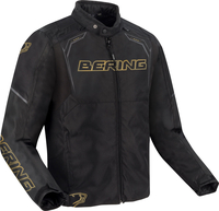 Bering Sweek,  textile jacket waterproof,  color: Black/Gold,  size: M
