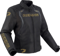 Bering Sweek,  textile jacket waterproof women,  color: Black/Gold,  size: T0