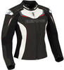 Bering Vip-R,  leather jacket women,  color: Black/White/Red,  size: T5