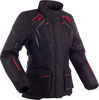 Bering Vision,  textile jacket waterproof women,  color: Black/Red,  size: T4
