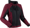 Bering Zenith,  textile jacket women,  color: Dark Red/Black,  size: T2