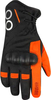 Bering Zephyr,  gloves waterproof women,  color: Black/Orange,  size: 9