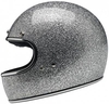 Biltwell Gringo Brite Silver,  integral helmet