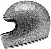 Biltwell Gringo Brite Silver,  integral helmet