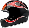 Biltwell Gringo Dice Flames,  integral helmet