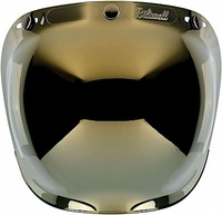 Biltwell Universal,  bubble-visor mirrored