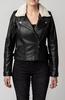Blackbird Fly by Night,  leather jacket women