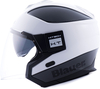 Blauer Solo,  jet helmet,  color: White/Black,  size: XL