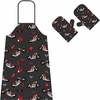 Booster Cruiser,  BBQ apron/mittens