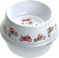 Booster Dog,  feeding bowl