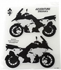 Booster Moto Planisvero,  sticker-set