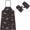 Booster MX,  BBQ apron/mittens