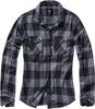 Brandit Amy Flanell,  blouse,  color: Black/Grey,  size: XXL