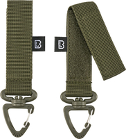 Brandit Belt and Molle Loop,  carabiner