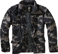Brandit Britannia Winter,  textile jacket,  color: Darkcamo,  size: S