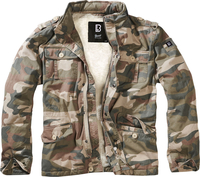 Brandit Britannia Winter,  textile jacket,  color: Light Woodland,  size: XXL