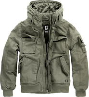 Brandit Bronx,  textile jacket,  color: Olive,  size: XXL