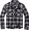 Brandit Checkshirt,  shirt,  color: Black/Light Grey,  size: L