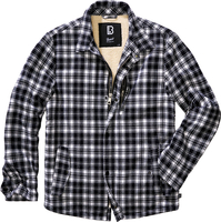 Brandit Classic Sherpa,  shirt/textile jacket,  color: White/Black,  size: XL